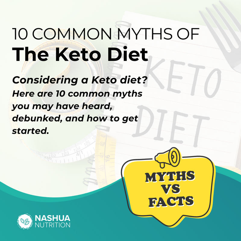 Debunking the Top 10 Myths of the Keto Diet | fad diet, Keto diet, ketosis and more