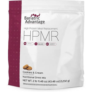 Bariatric Advantage - High Protein Meal Replacement - Cookies & Cream - 28 Servings - Protein Powders - Nashua Nutrition