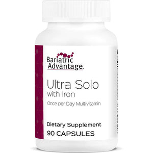Bariatric Advantage - Ultra Solo Multi Formula with Iron - 1 Per Day - 90 Capsules - Vitamins & Minerals - Nashua Nutrition