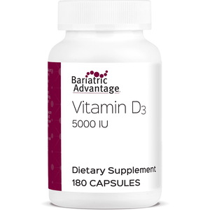 Bariatric Advantage - Vitamin D - 180 Count - Vitamins & Minerals - Nashua Nutrition