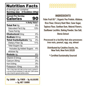 Catalina Crunch - Keto Sandwich Cookies - Vanilla Creme - 8 Servings/Box - Breakfast Items - Nashua Nutrition
