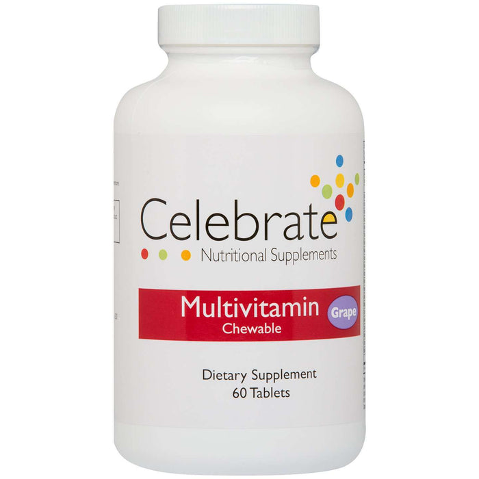 Celebrate Vitamins - Multivitamin - Chewable - Grape - 60 Tablets