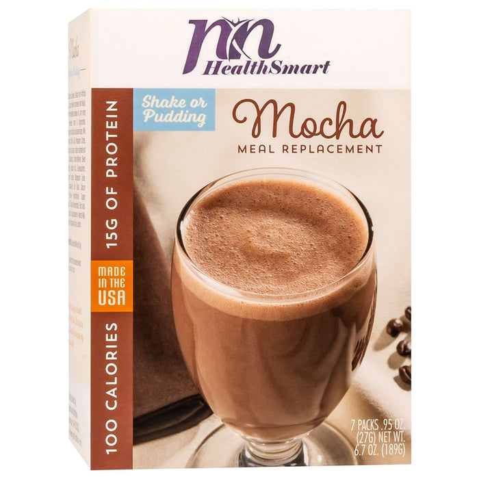 HealthSmart 100 Calorie Meal Replacement - Mocha - 7/Box