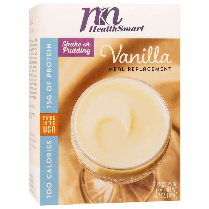 HealthSmart 100 Calorie Meal Replacement Vanilla, 7 Servings