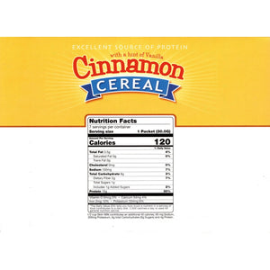 HealthSmart Cereal - Cinnamon - 7/Box - Breakfast Items - Nashua Nutrition