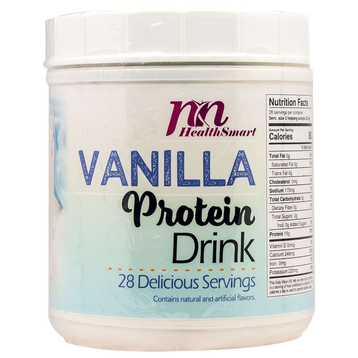 HealthSmart Cold Drink - Instant Vanilla Protein Drink - 28 Serving Canister