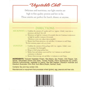 HealthSmart Encore Entree - Vegetable Chili - 7/Box - Dinners & Entrees - Nashua Nutrition