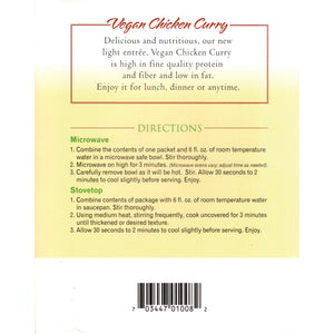 HealthSmart Light Entree - Vegan Chicken Curry - 7/Box - Dinners & Entrees - Nashua Nutrition