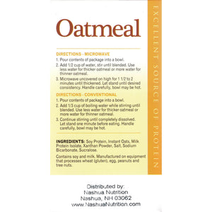 HealthSmart Oatmeal - Classic - 7/Box - Breakfast Items - Nashua Nutrition