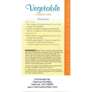 HealthSmart Omelet - Vegetable - 7/Box - Breakfast Items - Nashua Nutrition