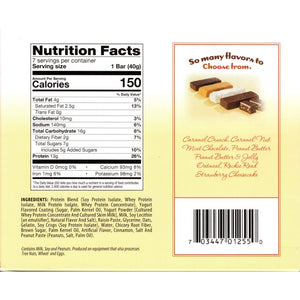 HealthSmart Protein Bars - Oatmeal, 7 Bars/Box - Protein Bars - Nashua Nutrition
