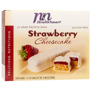 HealthSmart Protein Bars - Strawberry Cheesecake, 7 Bars/Box - Protein Bars - Nashua Nutrition