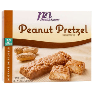 HealthSmart Protein Divine Bars - Peanut Pretzel, 7 Bars/Box - Protein Bars - Nashua Nutrition