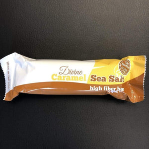 HealthSmart Protein & Fiber Divine Bars - Caramel & Sea Salt, 7 Bars/Box - Protein Bars - Nashua Nutrition