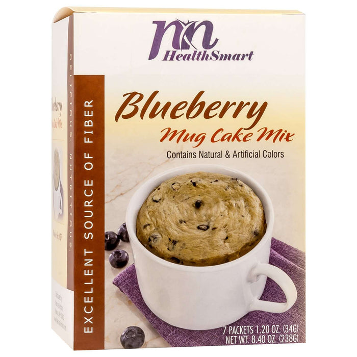 HealthSmart Protein Mug Cake - Blueberry  - 7/Box