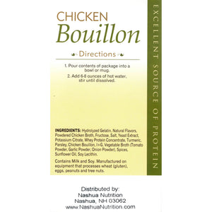 HealthSmart Protein Soup - Chicken Bouillon - 7/Box - Hot Soups - Nashua Nutrition