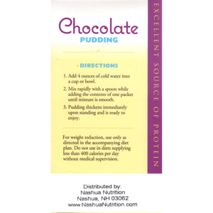 HealthSmart Pudding - Chocolate - 7/Box - Shake & Puddings - Nashua Nutrition
