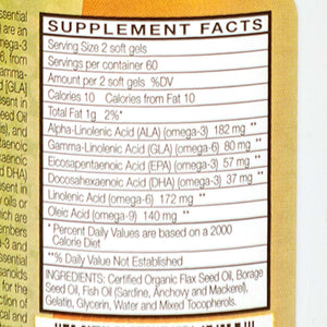 HealthSmart Supplement - Nature's EFA - 120 Capsules - Diet Supplements - Nashua Nutrition