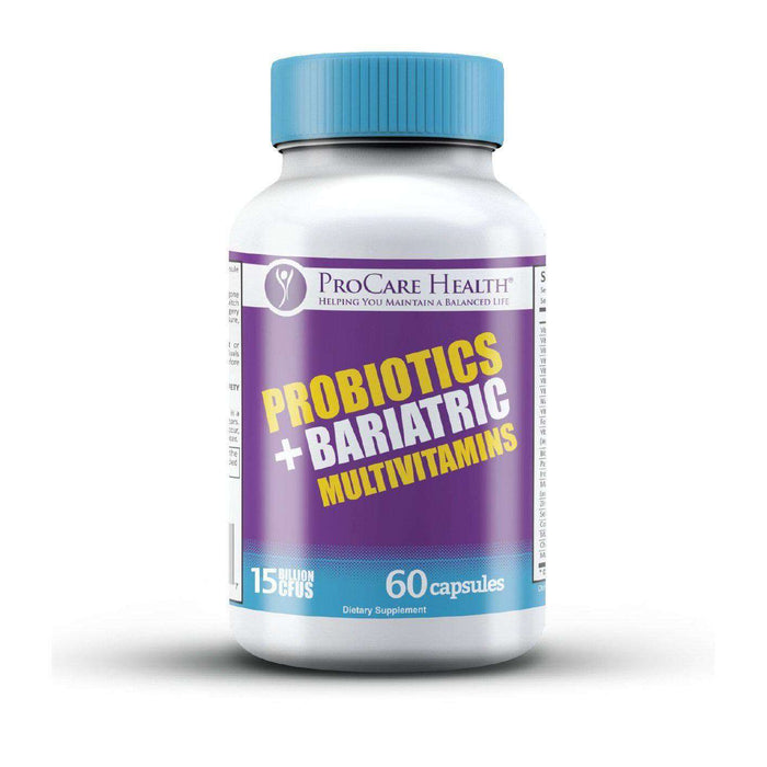 ProCare Health - Probiotics + Bariatric Multivitamin Capsule - 60ct Bottle