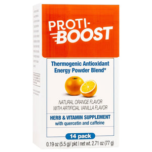 Proti-Boost - Thermogenic - Antioxidant - Energy Drink Mix - Orange - 14/Box - Nashua Nutrition