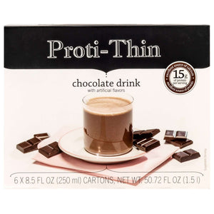 Proti-Thin Anytime Ready To Drink Protein Drink - Chocolate (6/Box) - Protein Liquids - Nashua Nutrition