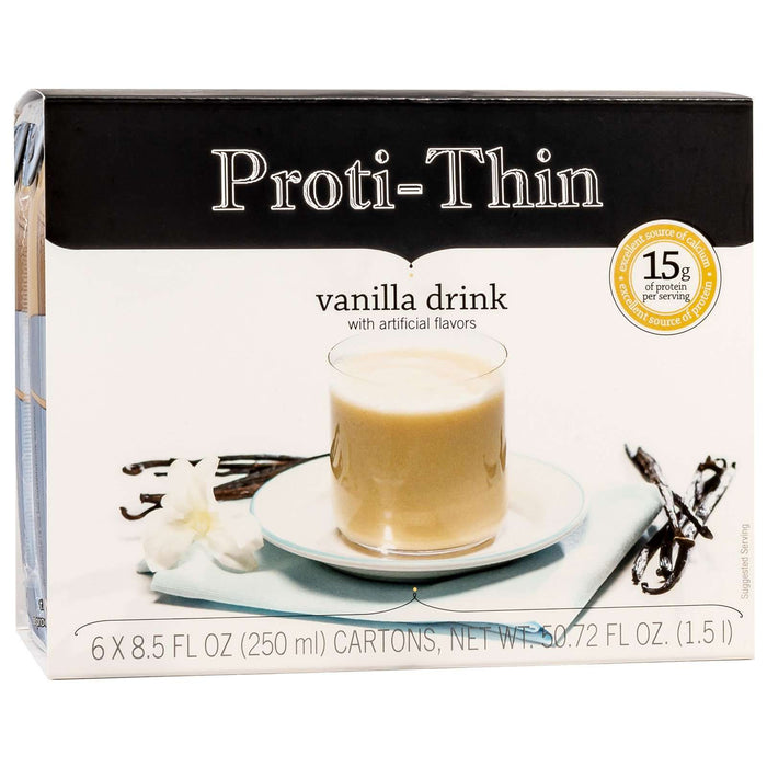 Proti-Thin Anytime Ready To Drink Protein Drink - Vanilla (6/Box)