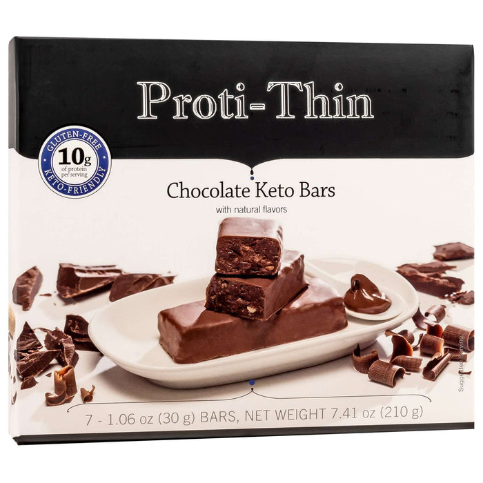 Proti-Thin Keto Bars - Chocolate, 7 Bars/Box