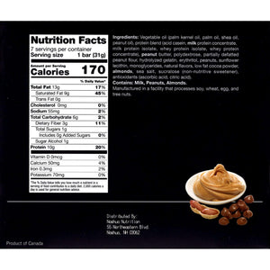 Proti-Thin Keto Bars- Peanut Butter, 7 Bars/Box - Protein Bars - Nashua Nutrition