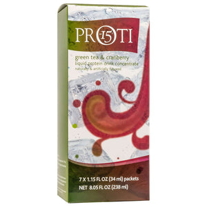 Proti-Thin Liquid Concentrate - Green Tea & Cranberry (7/Box) - Cold Drinks - Nashua Nutrition