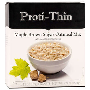 Proti-Thin Oatmeal - Maple Brown Sugar - 7/Box - Breakfast Items - Nashua Nutrition