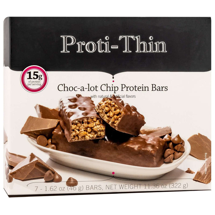 Proti-Thin Protein Bars - Choc-A-Lot Chip, 7 Bars/Box