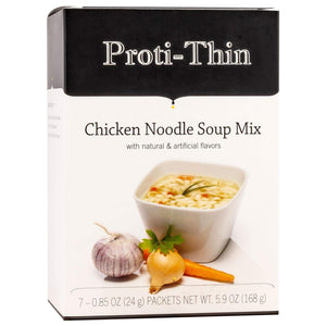 Proti-Thin Protein Soup - Chicken Noodle (7/Box) - Hot Soups - Nashua Nutrition