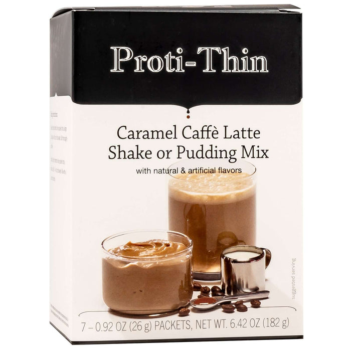 Proti-Thin Shake & Pudding - Caramel Cafe Latte - 7/Box