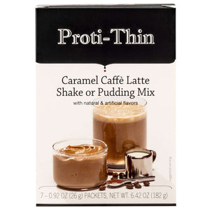 Proti-Thin Shake & Pudding - Caramel Cafe Latte - 7/Box - Shake & Puddings - Nashua Nutrition