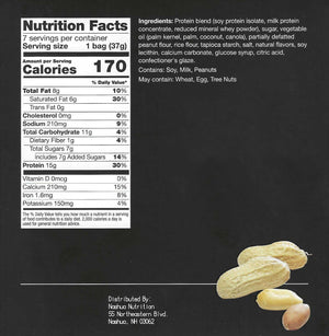 Proti-Thin Snack - Peanut Soy Snacks - 7/Box - Nashua Nutrition
