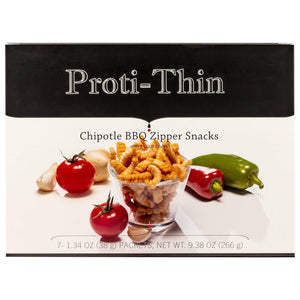 Proti-Thin Zipper Snacks - Chipotle BBQ - 7/Box - Snacks & Desserts - Nashua Nutrition