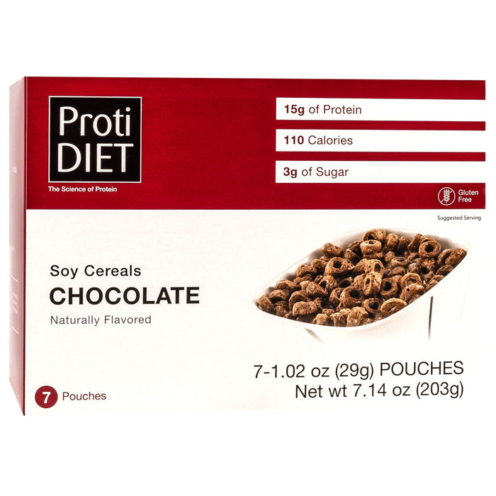 ProtiDiet Cereal - Chocolate Soy - 7/Box