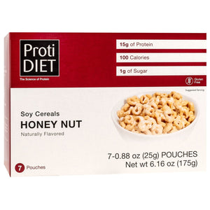 ProtiDiet Cereal - Honey Nut Soy - 7/Box - Breakfast Items - Nashua Nutrition