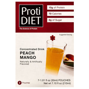 ProtiDiet Liquid Concentrate - Peach Mango - 7/Box - Cold Drinks - Nashua Nutrition