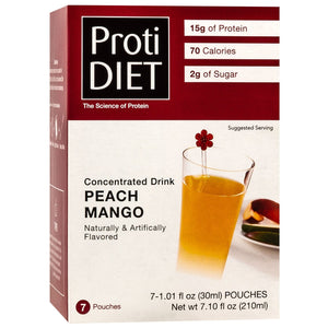 ProtiDiet Liquid Concentrate - Peach Mango - 7/Box - Cold Drinks - Nashua Nutrition