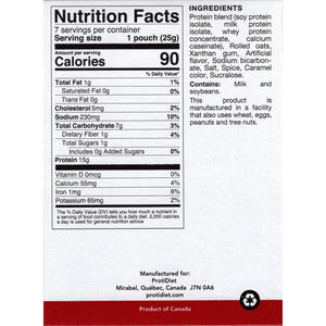 ProtiDiet Oatmeal - Apple Cinnamon - 7/Box - Breakfast Items - Nashua Nutrition