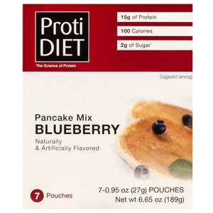 ProtiDiet Pancakes - Blueberry - 7/Box - Breakfast Items - Nashua Nutrition
