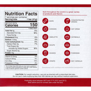 ProtiDiet Protein Bars - Hazelnut, 7 Bars/Box - Protein Bars - Nashua Nutrition