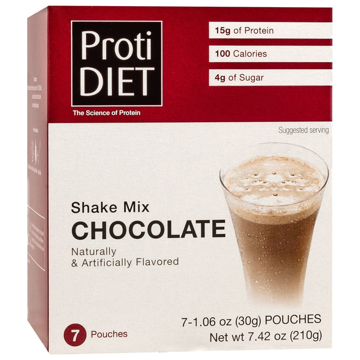 ProtiDiet Protein Shake - Chocolate - 7/Box