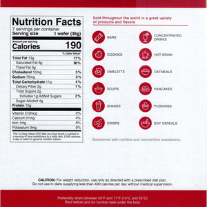 ProtiDiet Protein Wafer Bars - Peanut, 7 Bars/Box - Protein Bars - Nashua Nutrition