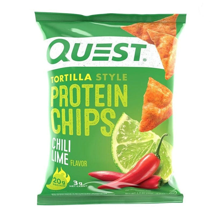 Quest Nutrition - Tortilla Protein Chips - Chili Lime - 1 Bag