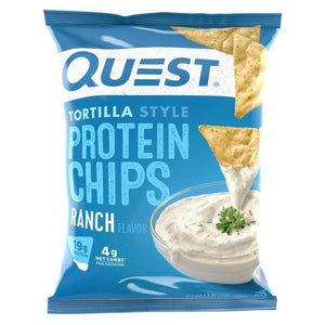 Quest Nutrition - Tortilla Protein Chips - Ranch - 1 Bag - Snacks & Desserts - Nashua Nutrition