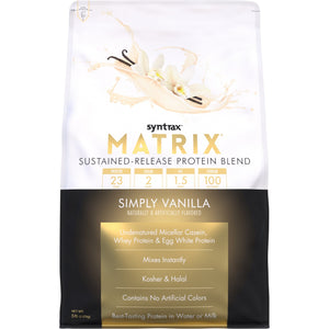 Syntrax - Matrix 5.0 Protein Powder - Simply Vanilla - 5lb Bag - Protein Powders - Nashua Nutrition