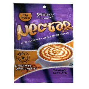 Syntrax - Nectar Protein Powder - Caramel Macchiato - Single Serving - Protein Powders - Nashua Nutrition