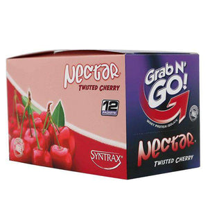 Syntrax - Nectar Protein Powder - Grab N Go - Twisted Cherry - 12 Individual Servings - Protein Powders - Nashua Nutrition